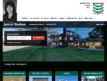 Tablet Screenshot of janicegeddes.com